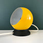 Danish Frandsen Yellow Ball Table Lamp 1970s Retro Light Atomic Era