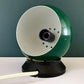 Danish Frandsen Ball Table Lamp Green Enamel 1970s Vintage Retro Light Atomic Era