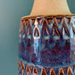 VERY LARGE Soholm Danish Ceramic Purple Table Lamp Scandi EM 3117