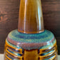 Soholm Pottery Amber Blue Danish Ceramic Table Lamp Mid Mod Light 1012