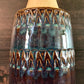VERY LARGE Soholm Danish Ceramic Purple Table Lamp Scandi EM 3117