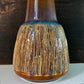 Soholm Pottery Danish Amber Blue Table Lamp Vintage 1960s Retro Ceramic 3305
