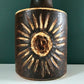 Large Soholm Sunflower Danish Ceramic Table Lamp 1960s 1970s 1203