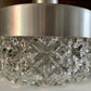 Mid Century Modern Danish Scandinavian Glass Pendant Lamp Space Age 1960s Swedish Lighting