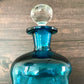 Holmegaard Danish Kluk Teal Blue Glass Decanter Carafe Barware Gifts Turquoise