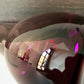 Riihimaki Purple Glass Vase Violet Amethyst 1970s Vintage Scandinavian Finnish 1473
