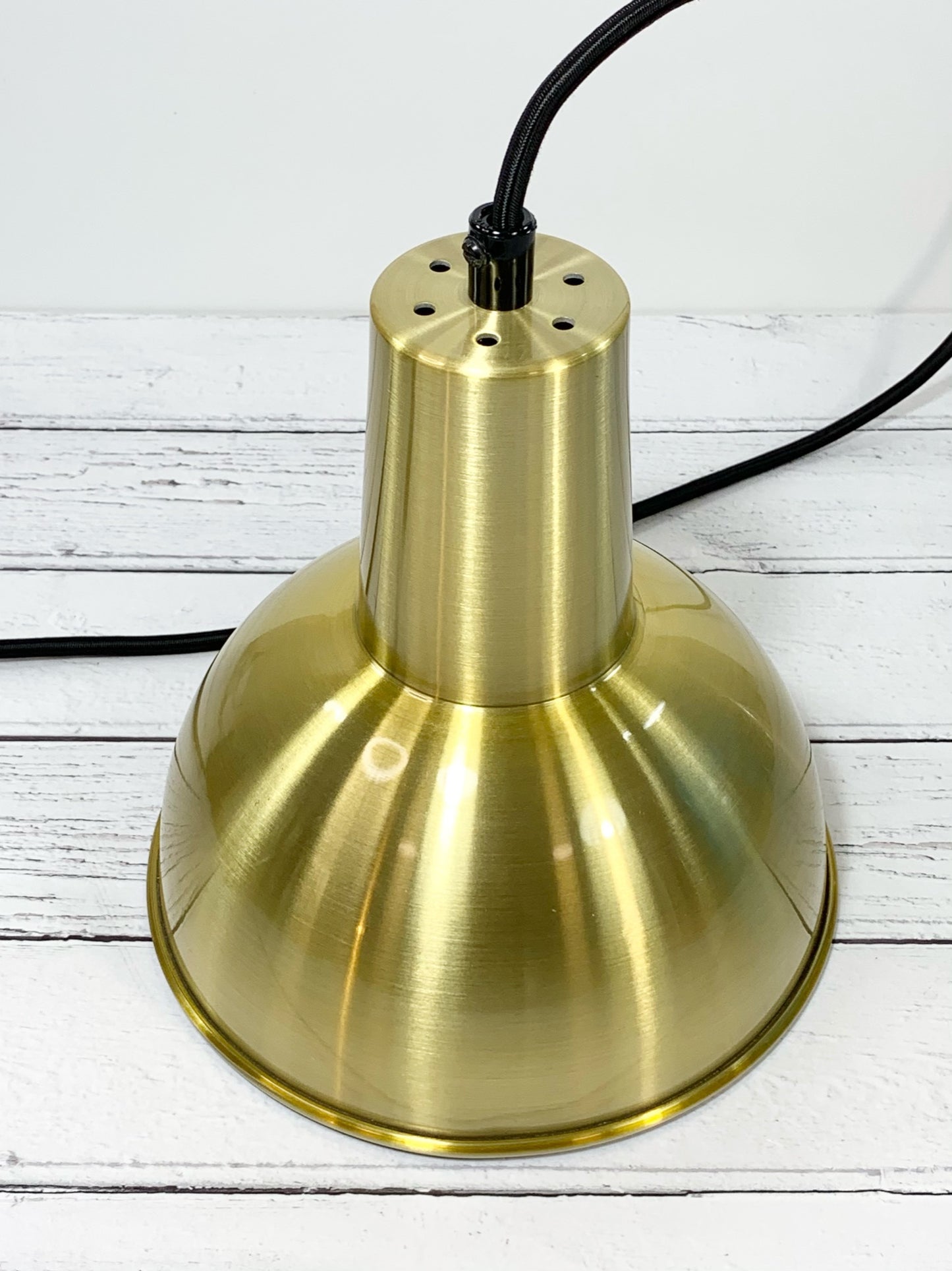 Danish Brass Gold Loft Style Pendant Lamp 1960s 1970s Retro Ceiling Light