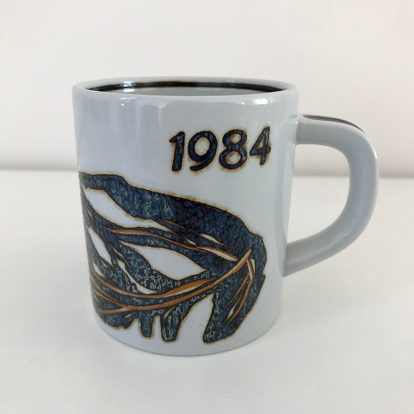 Royal Copenhagen Small 1984 Annual Mug Danish Gifts Presents Ceramic Pottery Vintage Retro