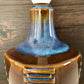 Soholm Pottery Amber Blue Danish Table Lamp 1960s Retro Scandinavian 1025 (3)
