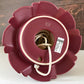 Vintage Soholm Pottery Red Danish Ceramic Table Lamp Scandinavian 1270