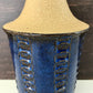 Soholm Pottery Blue Danish Table Lamp Maria Philippi 3045 1960s Retro Scandinavian