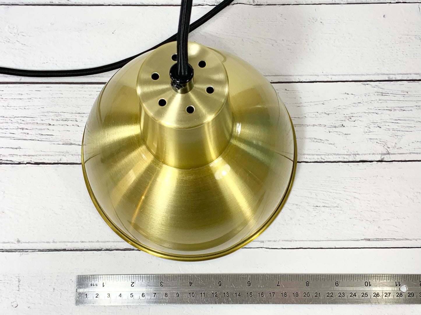 Danish Brass Gold Loft Style Pendant Lamp 1960s 1970s Retro Ceiling Light