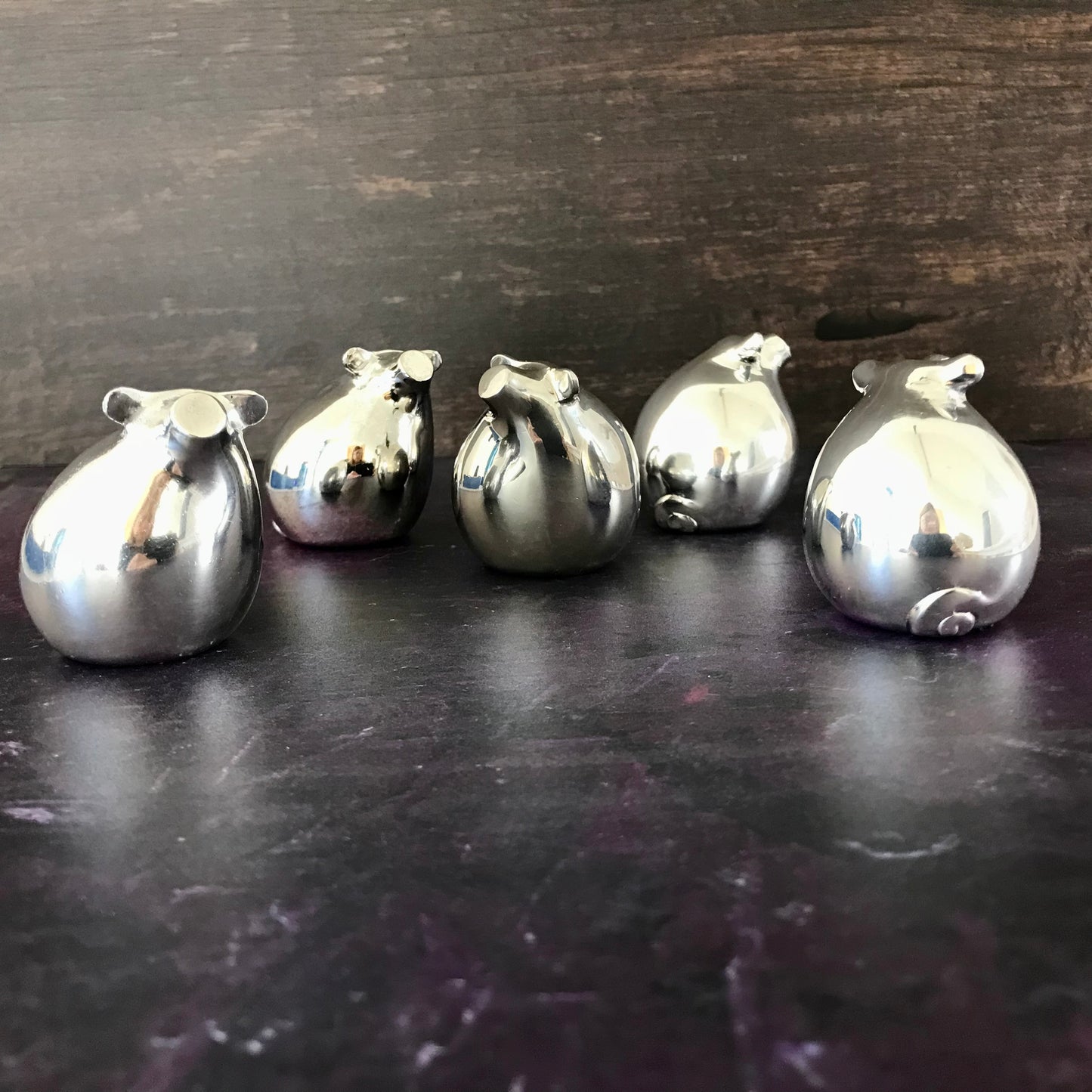 Dansk Designs Silver Plated Pig Paperweight Danish Swedish Gifts Presents