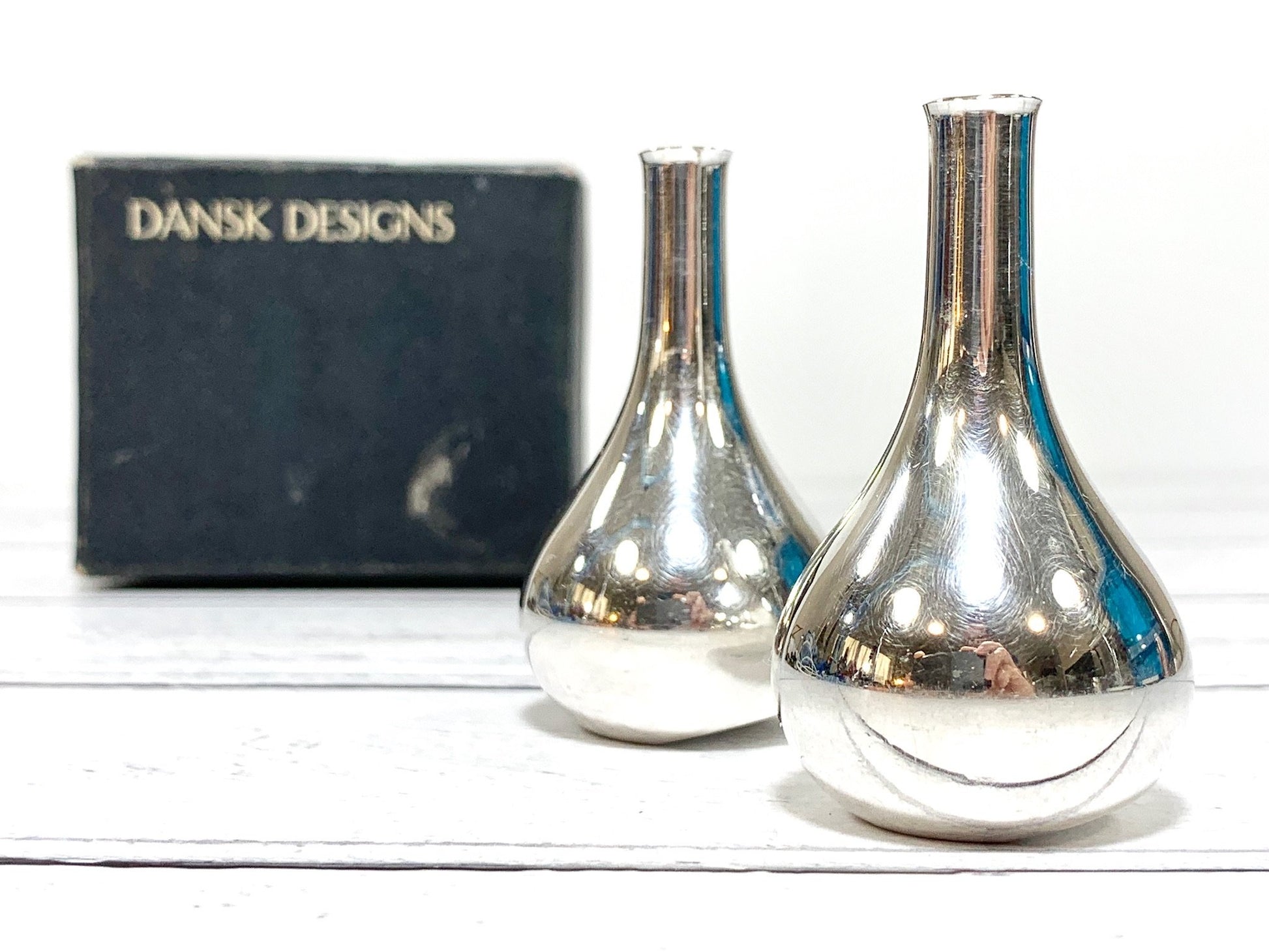 Dansk Designs Quistgaard Silver Onion Candle Holders Danish - Scandiwegians