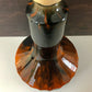 Faxe Pottery Orange Danish Table Lamp Vintage 1960s Fat Lava Style