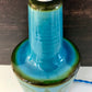 Soholm Pottery Danish Turquoise Blue Table Lamp Bedside Light Vintage 1960s 1203