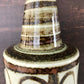 Soholm Pottery Olive Striped Danish Ceramic Table Lamp Khaki 1960s Noomi Scandi 1041
