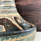 Soholm Olive Green Striped Danish Ceramic Table Lamp Khaki 3076-2 UK ONLY