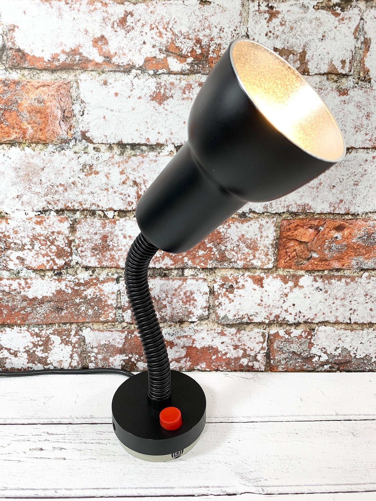 Louis Poulsen Sorte Louis Wall Lamp Retro Industrial 1980s Lighting Rare Early Model - Scandiwegians