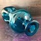 Holmegaard Danish Kluk Teal Blue Glass Decanter Carafe Barware Gifts Turquoise