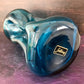 Holmegaard Danish Kluk Teal Blue Glass Decanter Carafe Barware Gifts Turquoise
