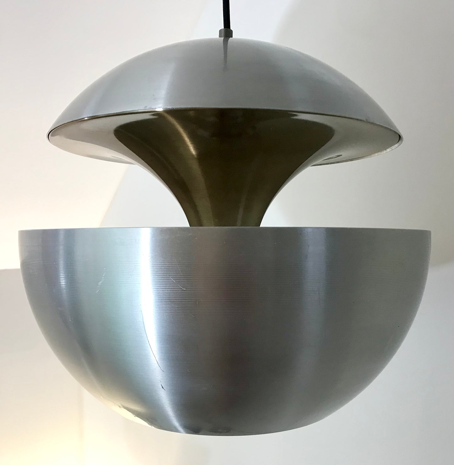 Large RAAK Amsterdam Springfontein Pendant Lamp 1970s Retro Ball Apple Ceiling Light