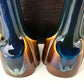 Soholm Pottery Blue Danish Table Lamp Vintage 1960s Retro 940