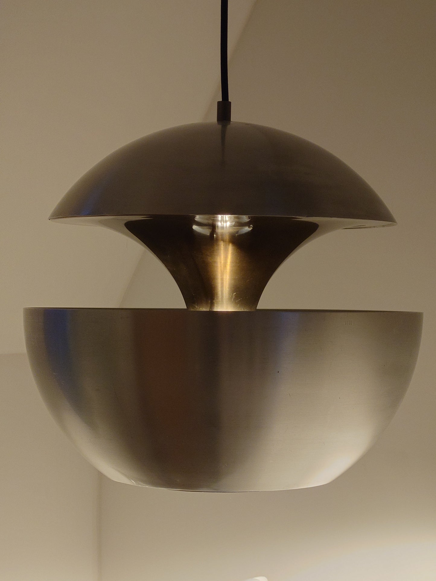 Large RAAK Amsterdam Springfontein Pendant Lamp 1970s Retro Ball Apple Ceiling Light