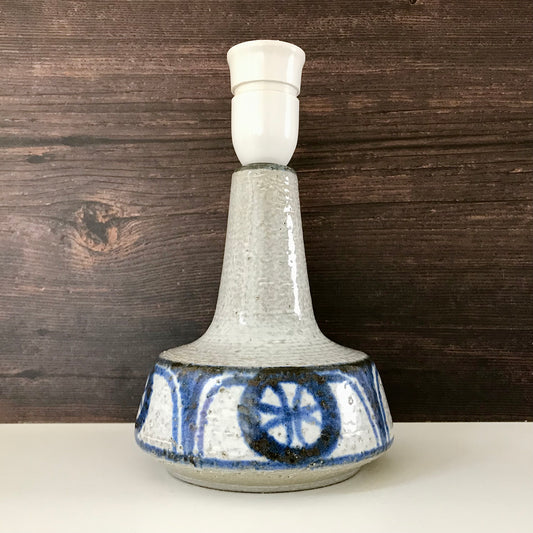 Soholm Pottery Blue Danish Ceramic Table Lamp Erika Noomi Backhausen 3066